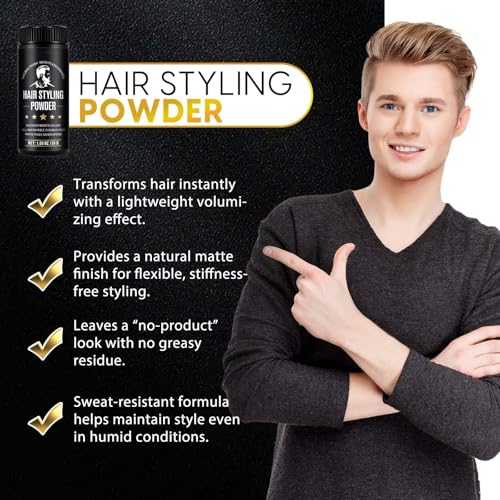 Hair Texturizing Powder for Volume & Matte Finish, 30g