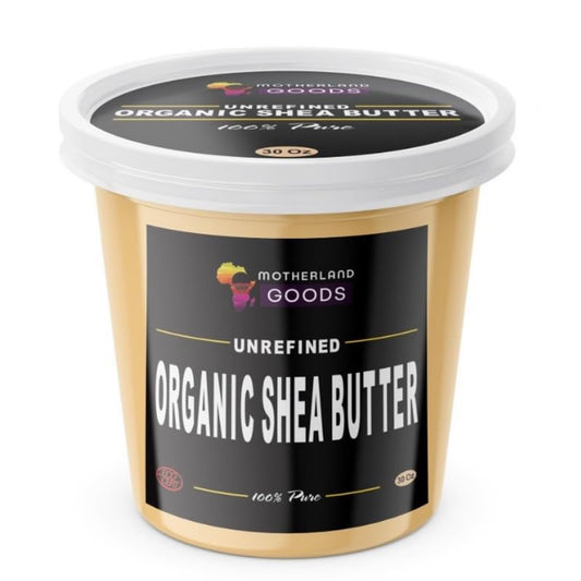 100% Raw Unrefined Organic Yellow Shea Butter, For All SkinTypes, Spread Easy to Moisturise Dry Skin, DIY Skincare like Body Butters and Hair Care (32 Oz)