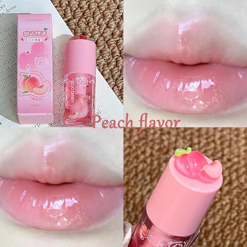 Baorder 4-Piece Moisturizing Fruit Lip Oil Gloss Set