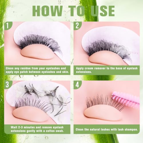 Cream Lash Remover for Lash Extensions 10g – Low Irritation, Professional Use