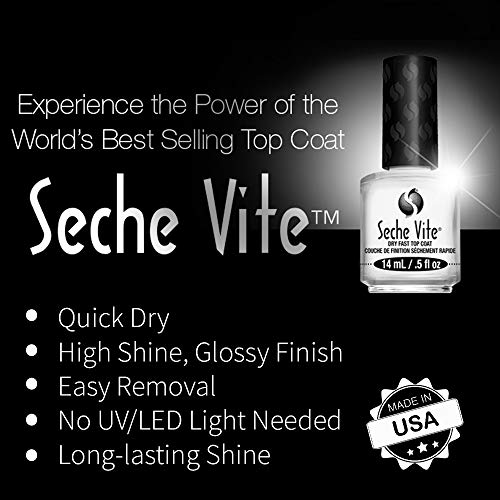 Seche Clear Base Coat & Seche Vite Fast Dry Top Coat Duo Set