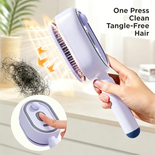 Electric Spray Ionic Hair Brush with Massage & Oil
