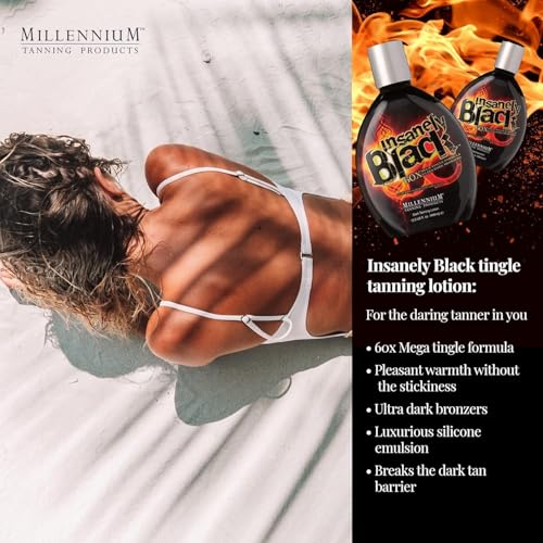 Millennium Insanely Black 60x Tanning Lotion - 13.5oz