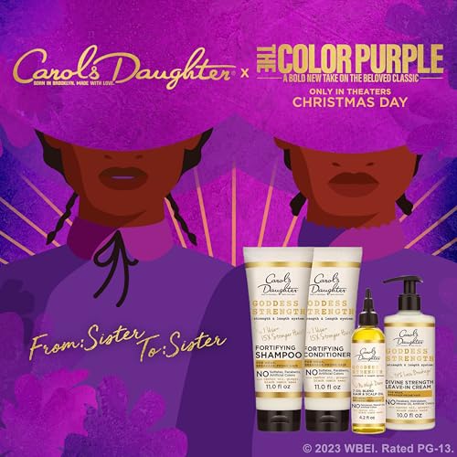 Carol's Daughter Goddess Strength 7 Oil Blend Scalp and Hair Oil for Wavy, Coily and Curly Hair, Hair Treatment with Castor Oil for Weak Hair, 4.2 Fl Oz