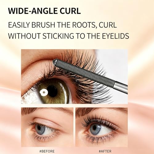 Metal Wand Waterproof Mascara | 3D Curl & Clump-Free
