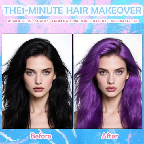 Purple Temporary Hair Spray - Washable, Non-Toxic (120ml)
