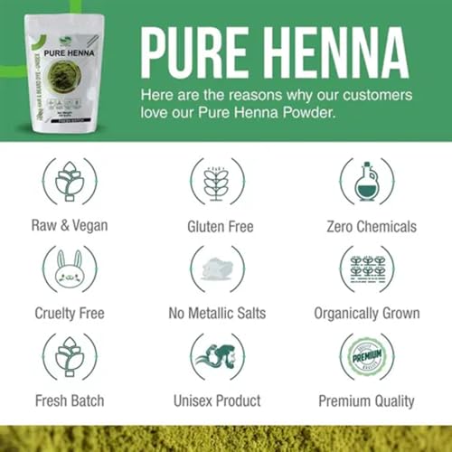 400g Pure Henna Powder Hair Dye by The Henna Guys