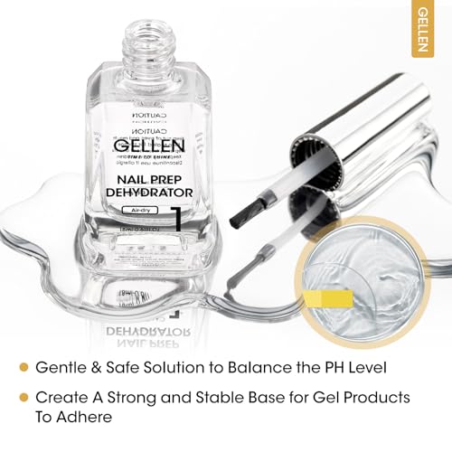 GELLEN Nail Dehydrator Primer & Cuticle Oil Set - 18ML