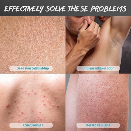 Men's Exfoliating Body Scrub with Tea Tree Oil & 2% BHA