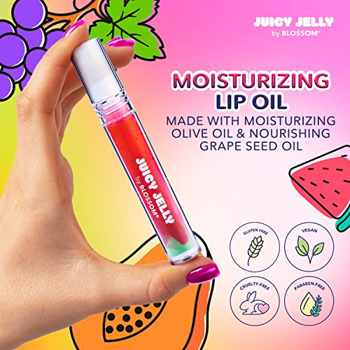 Blossom Watermelon Lip Gloss & Nourishing Lip Oil 2 Pack