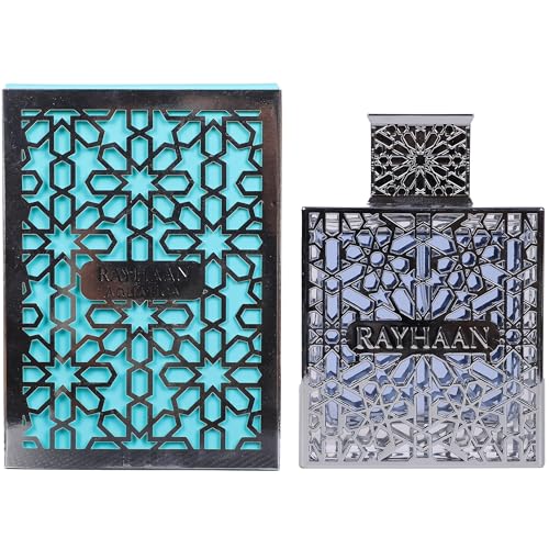 Rayhaan Aquatica Eau de Parfum – Tropical Fragrance for Men, 3.4 oz