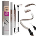 Dual-End Microblading Eyebrow Pen | 4D Hair-Like Strokes, Waterproof