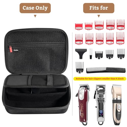ProCase Hard Travel Case for Hair Clippers & Grooming Kits
