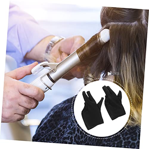 Heat Protection Gloves for Hair Styling - 3 Finger Design (2-Pack)
