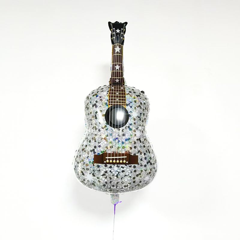 K-Pop Music Note & Guitar Foil Balloons Set for Parties