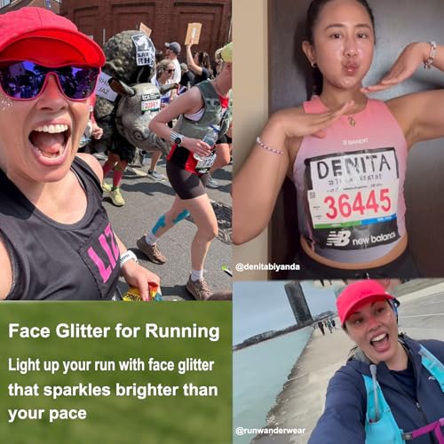 MEICOLY Clear Face & Body Glitter Gel for Festivals & Raves