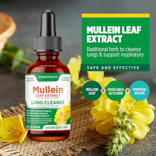 Easment Mullein Leaf Extract Drops for Respiratory Support