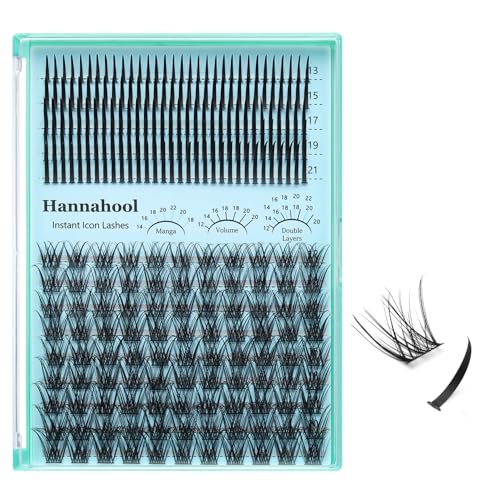 DIY Cluster Lashes 12-22mm Wide Stem D Curl Volume Extensions