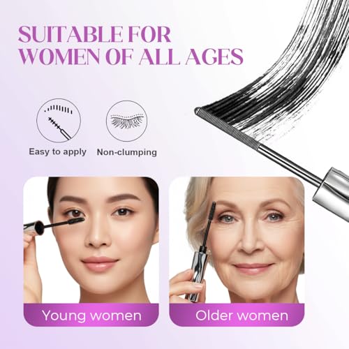 Metal Wand Mascara Waterproof 3D Curling Long Lasting