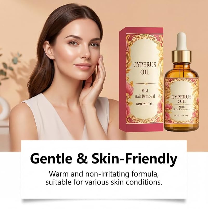 GROTOLY Cyperus Rotundus Oil 60ml/1oz - Herbal Hair Removal & Moisturizing Oil