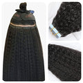 SUYYA Kinky Straight Tape In Hair Extensions 12 Inch
