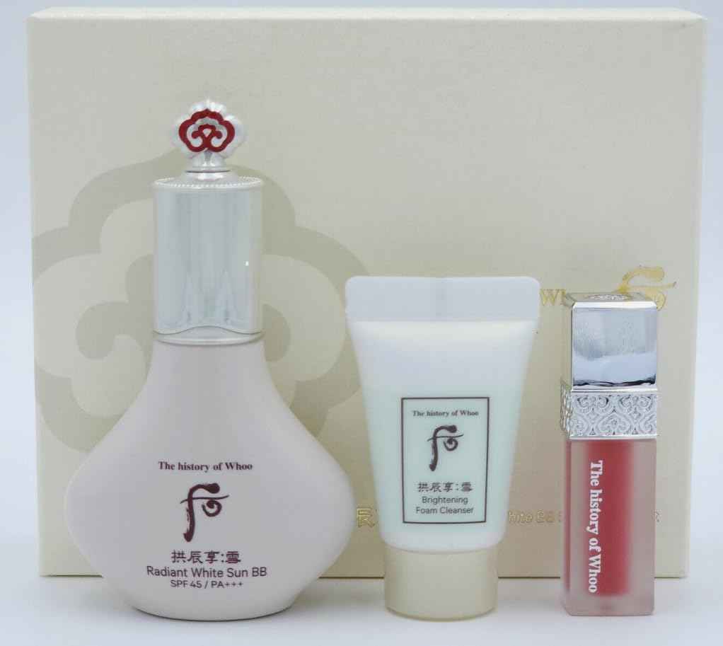 THE HISTORY OF WHOO Gongjinhyang Seol Radinat Sun BB Special Set K-Beauty, Beige