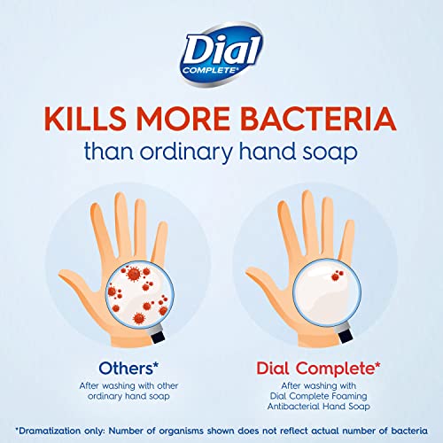 Dial Antibacterial Liquid Hand Soap Refill, Gold, 52 Fluid Ounces (Pack of 6)