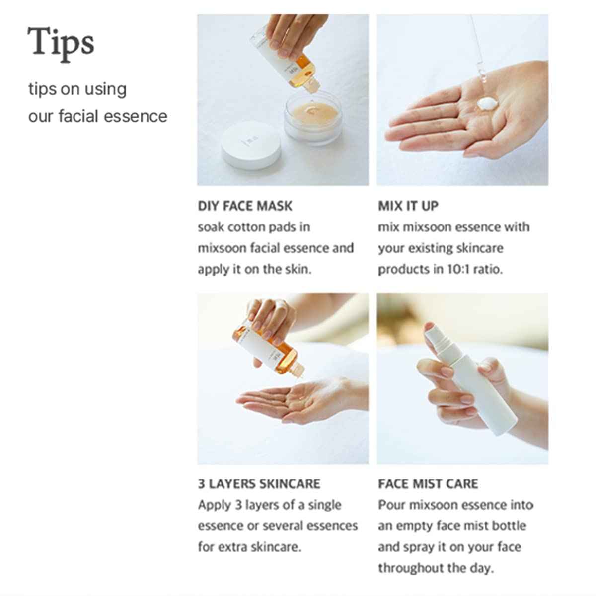 mixsoon Bifida Ferment Essence - Hydrating, Strengthening and Soothing for Face, Gentle Formula for Barrier Care 30ml / 1.01 fl.oz. Korean Glass Skin Care