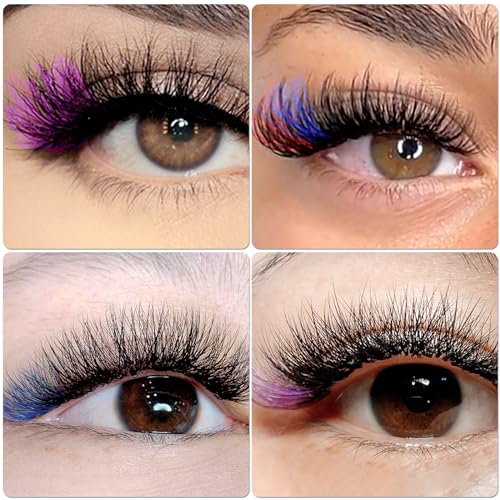 7-Pair Faux Mink False Eyelashes 6D Wispy Cat Eye Lashes 21mm