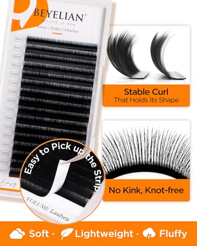 BEYELIAN Easy Fan Volume Lash Extensions 0.05 D Curl 8-15mm