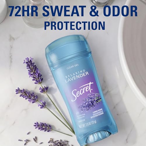 Secret Fresh Antiperspirant Deodorant for Women, 72-Hour Sweat Protection, Lavender, 2.6 oz