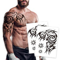 Large Totem Temporary Tattoos - 2 Sheets Waterproof