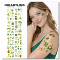 St. Patrick's Day Temporary Tattoos, 8 Pack with 60 Designs
