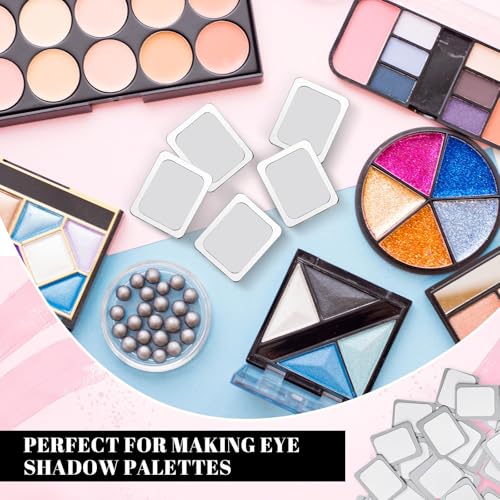 Sumind 101 Pack Metal Makeup Palette Stickers with Depotting Tool