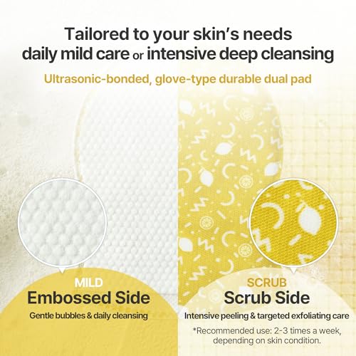 Vita Care Dual-Sided Exfoliating Shower Pad for Dull & Uneven Skin - 1 Count - Vita Care