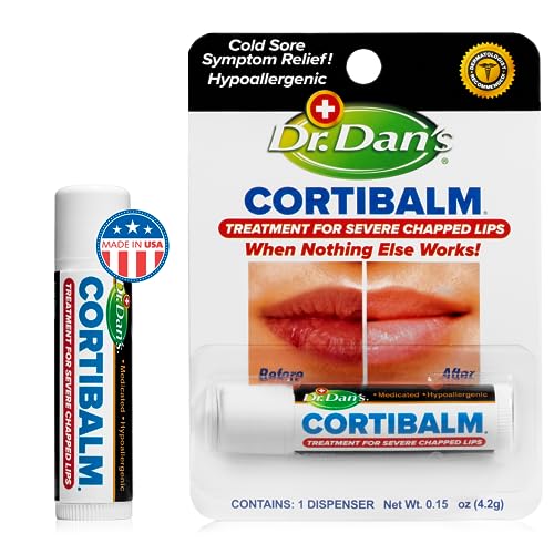 Dr. Dan's Cortibalm - Hydrocortisone Lip Balm for Chapped Lips