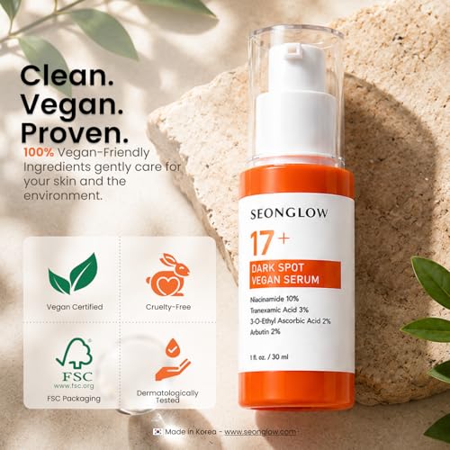Dark Spot Corrector Serum with 10% Niacinamide & 3% Tranexamic Acid - Vegan