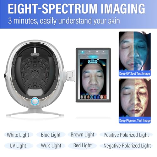13.3" AI Skin Analyzer Machine with 38MP Camera & 8 Spectral Modes