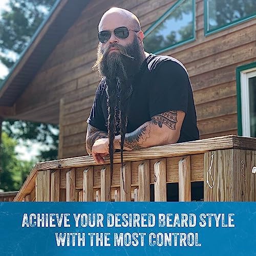 Mountaineer Brand Styling Stick | 100% Natural Beard Conditioner for Men | Hydrate, Tame Wiry Hair | Firm Hold for Easy Styling | Woodsy Timber Scent 2oz