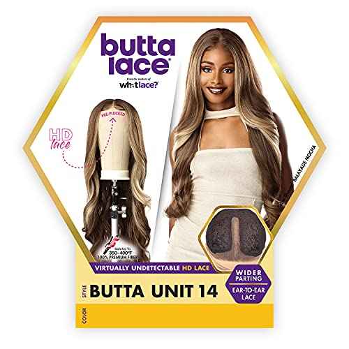 Sensationnel Butta Lace Wigs - Unit 14 Extra Wide 5 Inch Deep Parting Synthetic Preplucked Hairline Glueless Lacefront (BALAYAGEMOCHA)