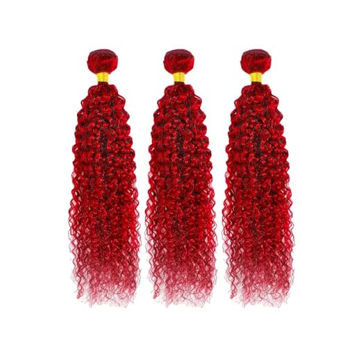 Burgundy Water Wave Hair Bundles 24 26 28 Inch Virgin Hair