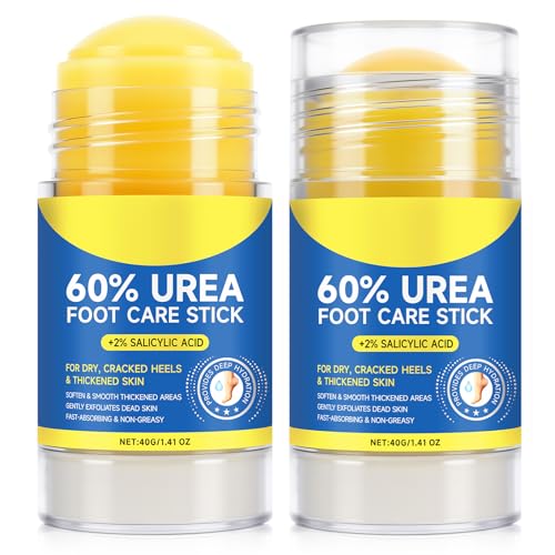 Urea Heel Stick with Salicylic Acid – Cracked Heel Repair (2-Pack)