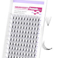 Premade Lash Fans Double Layers 0.07 D Curl Volume Pre Made Fans Eyelash Extensions 10D Thickness Fluffy Premade Easy Fan Lashes (10D-0.07D-9mm)