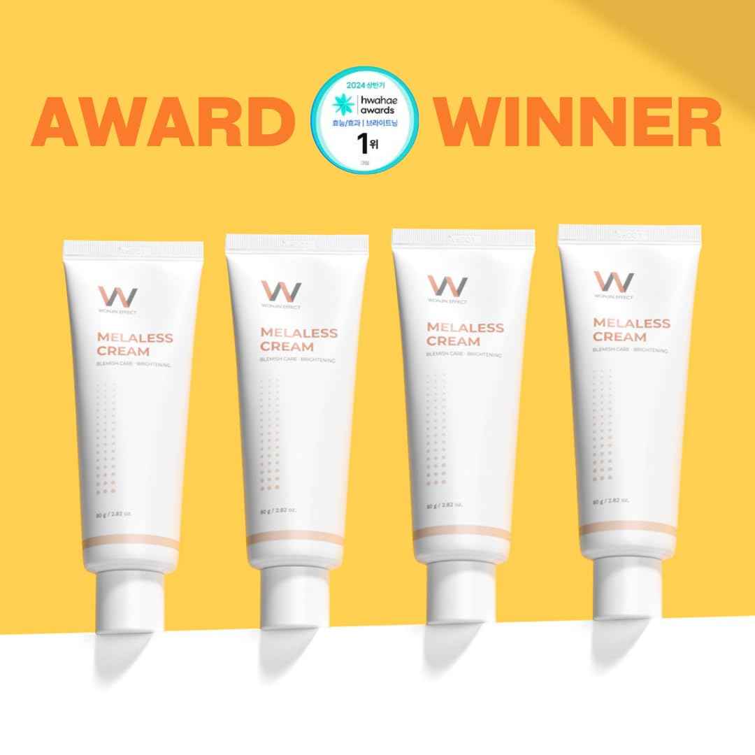 Wonjin Effect MELALESS CREAM 2.82 fl Oz, Facial Moisturizer, Dark Spot care, Dull Skin, Skin Radiance, Niacinamide, Vitamin C, Glutathione, Kbeauty