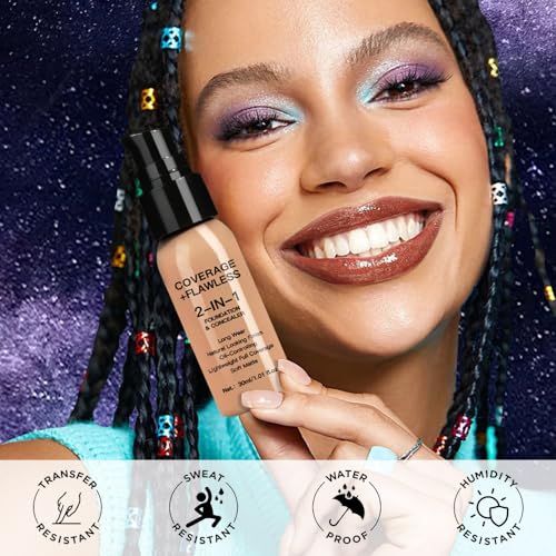 2-in-1 Foundation Concealer – Full Coverage, 24hr Wear