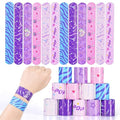 K-pop Style Slap Bracelets 24 Pack - Music Theme Snap Wristbands