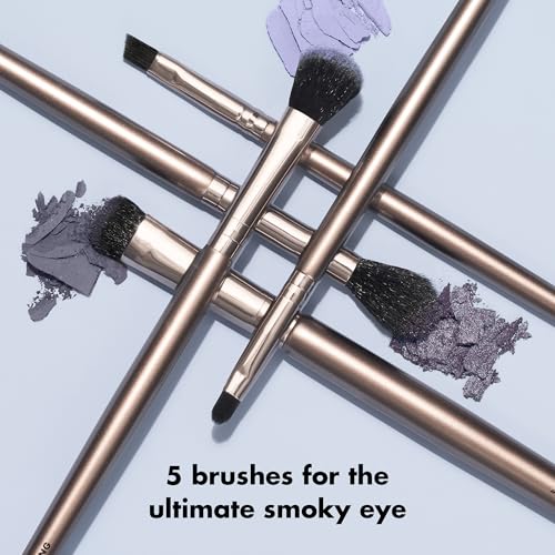 e.l.f. Smoky Eye Brush Kit - 5-Piece Eyeshadow Brush Set