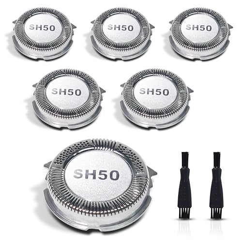 SH50 Blades Head for Philips Norelco Series 5000 (S5xxx), Electric Razor Compatible with Norelco 5000 Series Shaver Replacement Heads, Fit for Models S5660/84, S5590/81, S5290/88, S5210/8