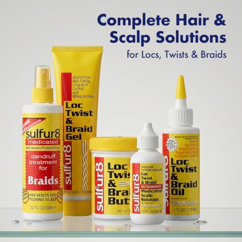 Sulfur 8 Dandruff Treatment Spray for Braids 12 oz