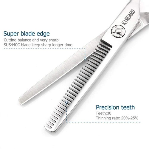 Hair cutting scissors 7 inch and hair thinning scissors 6 inch 440C professional hair scissors
